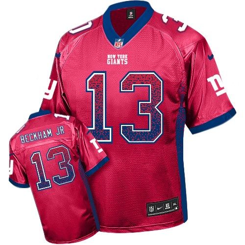 Youth Limited Odell Beckham Jr Nike Jersey Red - #13 Drift Fashion NFL New York Giants